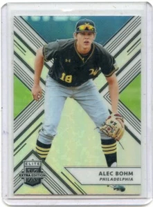 2018 ELITE EXTRA EDITION #3 ALEC BOHM "PRIZM" RC PHILADELPHIA PHILLIES 082921 - Picture 1 of 1