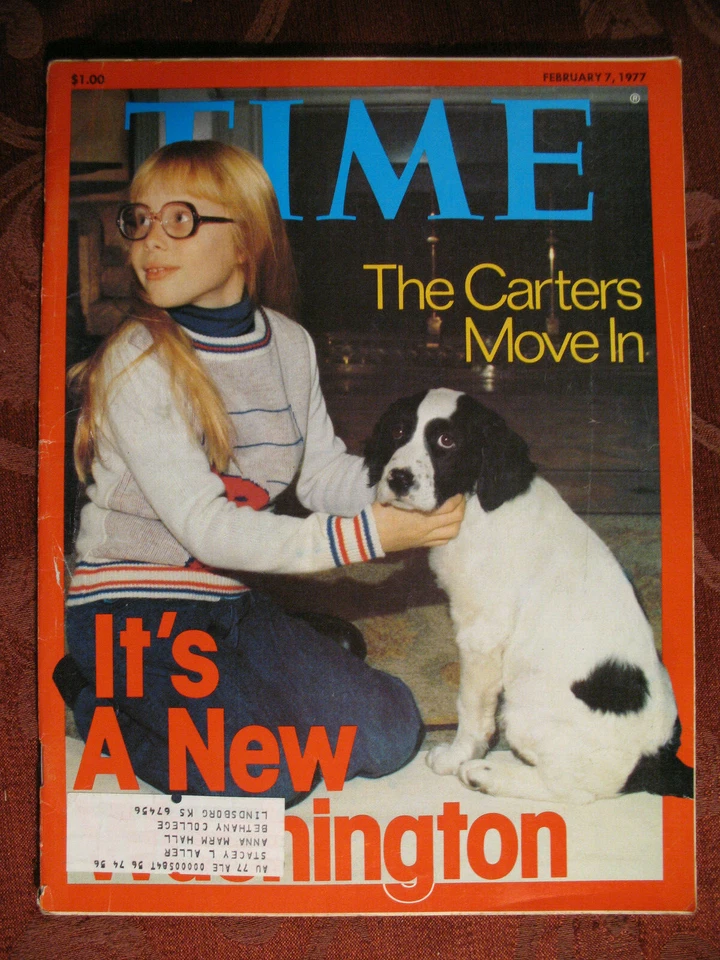 TIME magazine February 7 1977 Feb 2/7/77 THE CARTERS MOVE IN  - Image 1 of 1