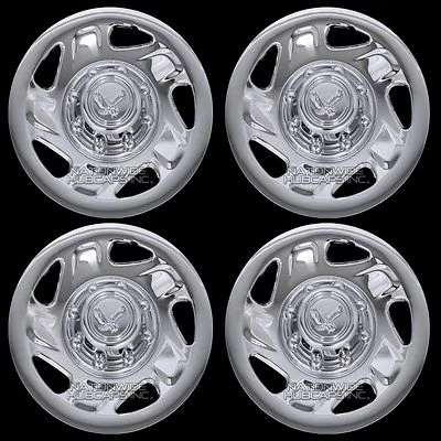 4 fits DODGE Ram 1500 2500 Truck Van 16" 8 Lug CHROME Wheel Covers Rim Hub Caps - Image 1 of 4