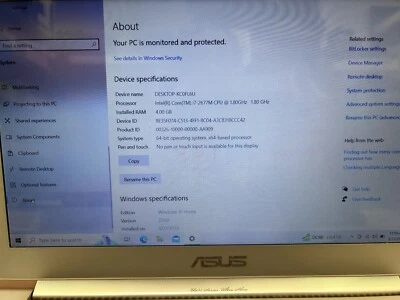 Asus UX31E-RY026V Zenbook 13,3» Intel Core i7-2677M 1,8 ГГц 4GB 250GB SSD W10Home - Изображение 1 из 4