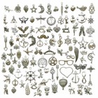 Tibetan Silver Charms 100pcs Mixed Gold DIY Bracelet Jewellery Making Pendants