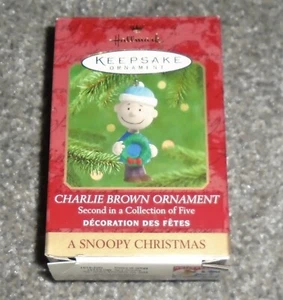 Hallmark Keepsake Charlie Brown Ornament A Snoopy Christmas Second / Series of 5 - Picture 1 of 9