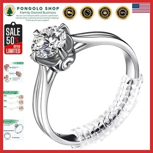 Soft TPU Invisible Ring Sizers: 15-Piece Set for Comfortable Adjustment - Picture 1 of 11