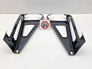 1965 Pontiac P8 Full Size Front Bumper Brackets NOS 9778958 9778959 Pair - Picture 1 of 6