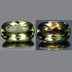 4.13 ct Good-looking Cushion (13 x 8 mm) Turkey Color Change Diaspore Gemstone - Picture 1 of 4