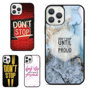 Anti scratch Cover For iPhone SE4 16E 12 13 14 15 16 Pro Max Dont Stop Dreaming - Picture 1 of 25