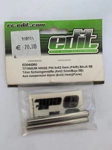 Axe suspension titane 6x62,5 mm ED040050 RC EDIT - Imagen 1 de 1