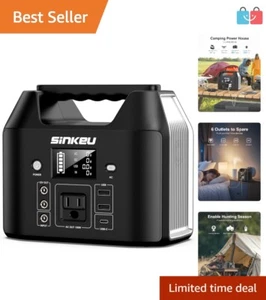 Versatile 150W Solar Generator with 6 Outputs - Ideal for Camping & Emergencies - Picture 1 of 9