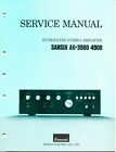 Sansui Model Au-3900/ 4900 Integrated Stereo Amplifier Service Manual