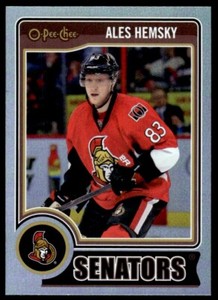 2014-15 O-Pee-Chee RAINBOW Ales Hemsky Ottawa Senators #250 R93