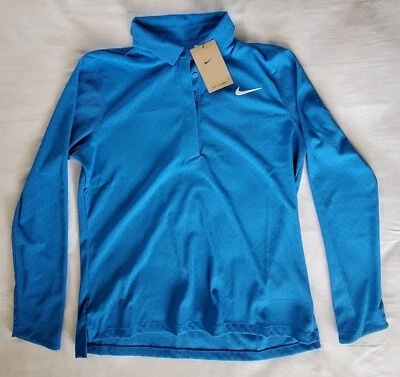 Nike Golf Women's Dri-Fit ADV Long Sleeve Shirt Pullover Blue FD5432-435 Sz L - Изображение 1 из 2