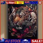 5D DIY Full Square Drill Diamond Painting Hot Stamping Tiger Home Decor 30x40cm