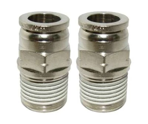 Manguera de 3/8" X 3/8" NPT empuje para conectar accesorios macho rectos - PAQUETE DE 2 - Imagen 1 de 1