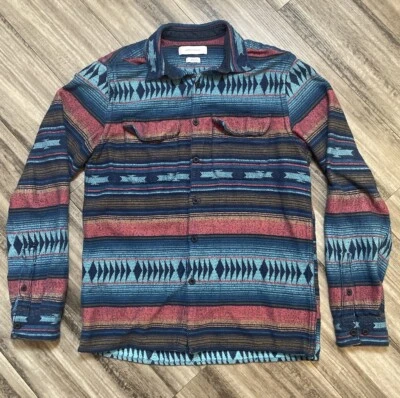 Urban Outfitters индийское одеяло печать фланель ацтеков South Western рубашка Sz маленький - Изображение 1 из 4