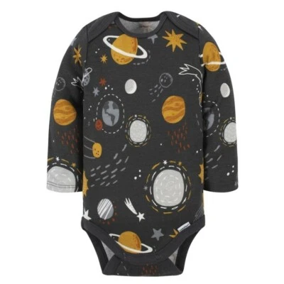 MODERN MOMENTS BY GERBER BEBÉ NIÑO BODY MANGA LARGA TALLA NB RECIÉN NACIDO ETIQUETAS NUEVAS Foto 1 de 4