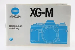 Bedienungsanleitung Minolta XG-M XGM XG M - Bild 1 von 1