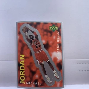 Michael Jordan 1997-98 Upper Deck International European Stickers #205 Mini - Picture 1 of 2