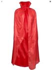 Cape Cloak Red Vampire Count Dracula Halloween Fancy Dress Up Costume 