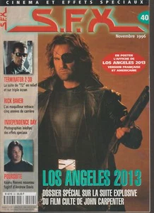 SFX S.F.X # 40 Terminator 2 Los Angeles 2013 Independence Day+ Poster Madcjay . - Imagen 1 de 1