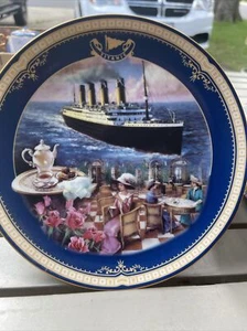 Titanic Bradford Exchange Collectors Plate #5 The Cafe Parisien James Griffin - Picture 1 of 2