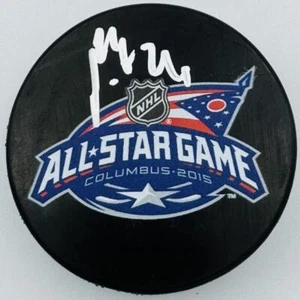 PATRIK ELIAS SIGNED 2015 ALL STAR GAME PUCK NEW JERSEY DEVILS AUTOGRAPH COA J2 - Picture 1 of 1