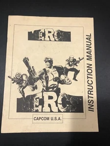 Mercs Arcade Instruction Manual....Capcom - Picture 1 of 6