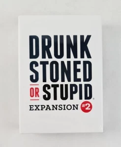 New - Drunk Stoned or Stupid Expansion 2 Party Game Add-On 2020 DSS Games Sealed - Picture 1 of 6