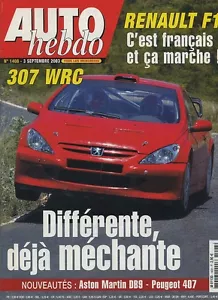 AUTO HEBDO n°1408 03/09/2003 307 WRC MEGANE CC 2.0 - Foto 1 di 1