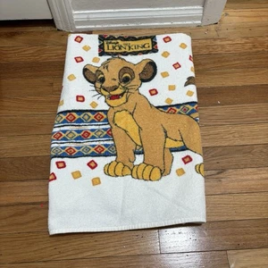 Vintage 1990er Der König der Löwen Simba Badetuch 24”x44” Disney - Bild 1 von 3