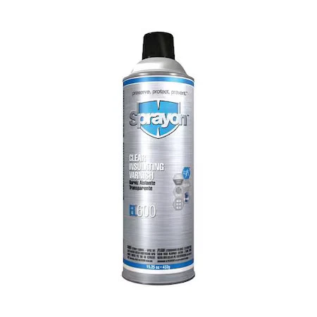 Sprayon Sc0600000 Insulating Varnish, Clear, Semi-Gloss, Aerosol, 15.25 Oz - Image 1 of 1