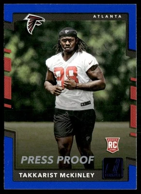 2017 Donruss Press Proof Blue Takkarist McKinley #400 - Image 1 of 2