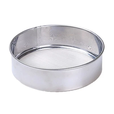  2 PCS Buratto Per Metalli Setaccio Farina Acciaio Inox Zucchero Velo - Immagine 1 di 4