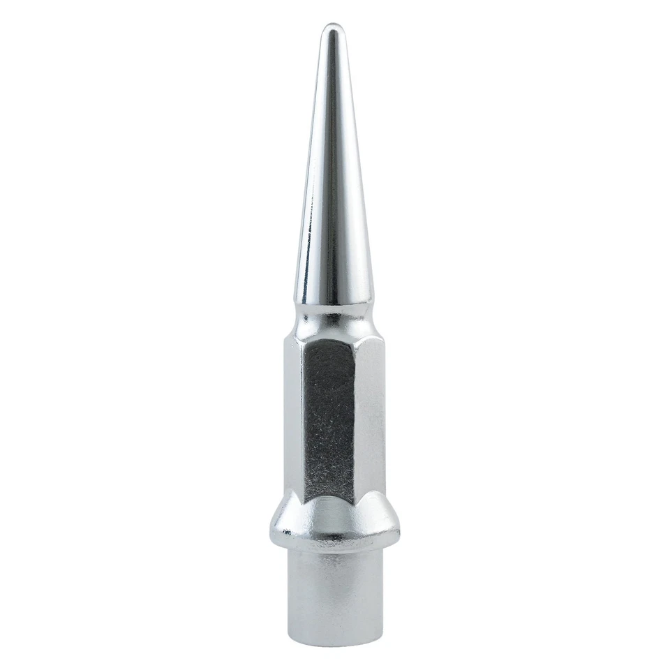 Metal Lugz 7208K8 Chrome Shank Seat Spiked Lug Nut Set Foto 1 de 4