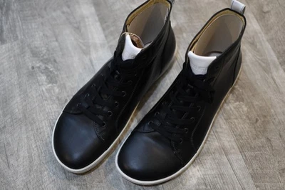 Zapatilla deportiva Birkenstock Bartlett de cuero de caña alta para hombre 12 negra/blanca Foto 1 de 4