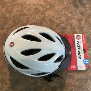 Schwinn Fahrradhelm neu im Original Ladenetikett, 14 Jahre bis Erwachsene weiß & schwarz - Bild 1 von 10