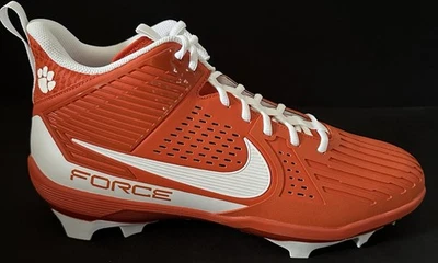 Nike Air Force Savage Pro 3 Clemson Tiger Football Cleat MenSz 15 New FJ5748-802 - Image 1 of 4