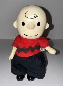 Vintage Peanuts Charlie Brown Puppe 7 Zoll von Pocket Dolls/United Features 1966 - Bild 1 von 5