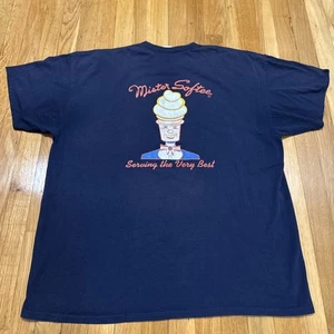 Vintage Mister Softee Ice Cream Double Sided T-shirt - Picture 1 of 7