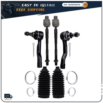 Front Inner Outer Tie Rods End For Infiniti FX35 FX45 2003 2004 2005 2006 - 2008 - Image 1 of 4