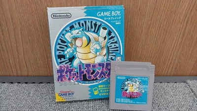 Pokemon Blue Japanese Blastoise 009 Nintendo Gameboy NTSC-j version From Japan - Image 1 of 4