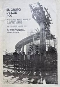 Afiche - El grupo de los 400 - Sociedad argentina de artistas plásticos 1980 - Picture 1 of 2