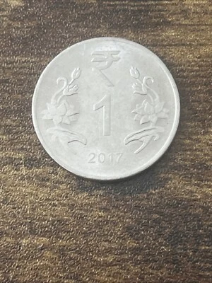 2017 India 1 Rupee Actual Coin TK8233* - Image 1 of 3