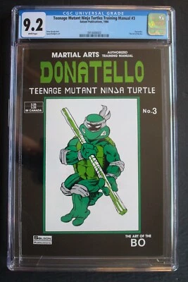 TMNT TRAINING MANUAL #3 DONATELLO Art of the BO 1986 Brody Scarce Solson CGC 9.2 - Image 1 of 2