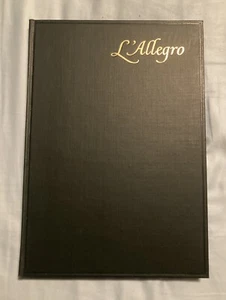 John Milton L’Allegro With The Paintings By William Blake Book 1954 Limited Ed - Imagen 1 de 7