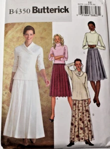 Butterick 4350 Misses Pleated Skirts Sewing Pattern in 2 Lengths 14-16-18-20 - Picture 1 of 2