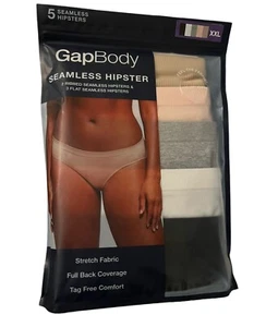 GapBody Women's 5-Pack Seamless Hipster Size XXL Gap Ladies Underwear Panties - Picture 1 of 10