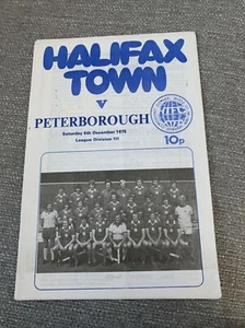 Div 3 Halifax v Peterborough 6.12.1975 - Picture 1 of 1