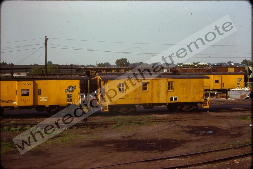 Original Slide Maine Central MC 701 Caboose Way Car Proviso ILL 6-77 (FP) - Imagem 1 de 2