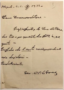 EMANUELE FILIBERTO DI SAVOIA DUCA DI AOSTA LETTERA AUTOGRAFA 2 FOGLI+BUSTA ROMA - Imagen 1 de 2