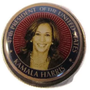 MARCADOR DE PELOTA DE GOLF 47º PRESIDENTE KAMALA HARRIS CUARTOS DE LA SUERTE NUEVO - Imagen 1 de 2